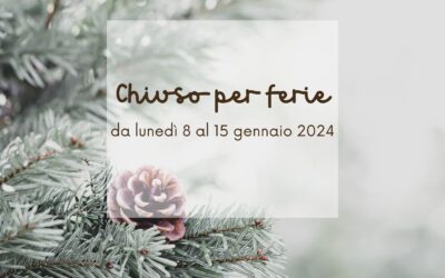 Chiusura per ferie