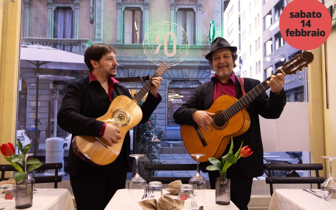 Le serenate al tavolo per San Valentino
